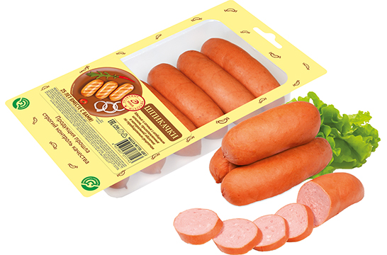 Шпикачки Иней, в натуральной оболочке