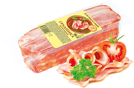 Грудинка копчено-вареная