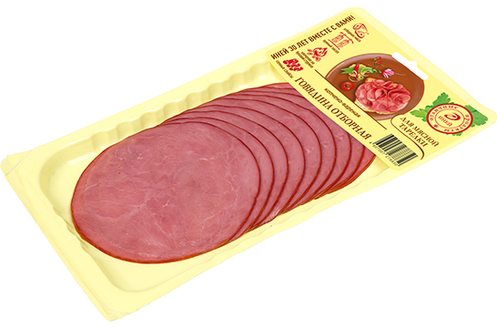 Говядина Отборная копчено-вареная