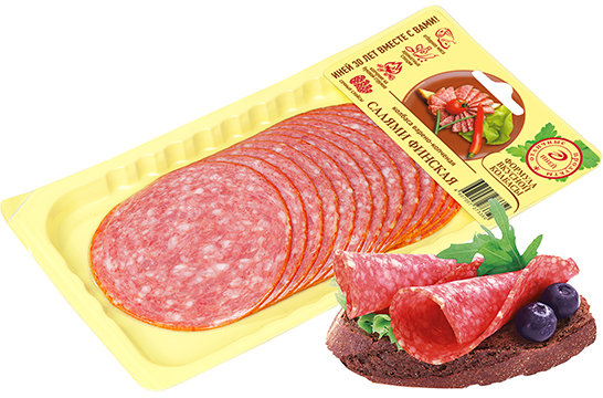 Колбаса Салями Финская варено-копченая