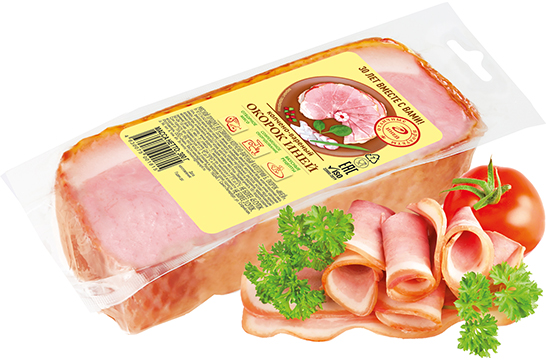 Окорок Иней копчено-вареный