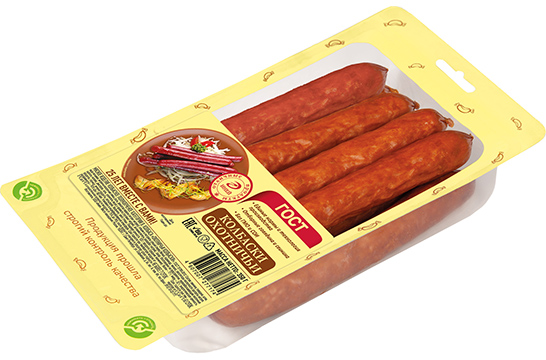 Колбаски Охотничьи ГОСТ полукопченые