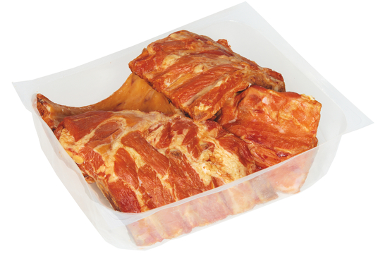 Ребра свиные, рубленные, копчено-вареные