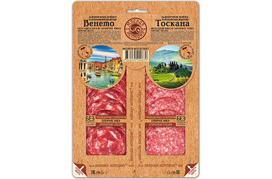 Колбаса Венето/ Тоскана сырокопченые, микс