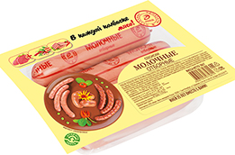 Сосиски и сардельки - продукция от производителя мясокомбината Иней