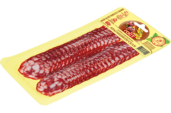 Колбаса Брауншвейгская ГОСТ сырокопченая