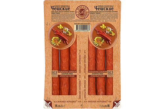 Колбаски Чешские полукопченые