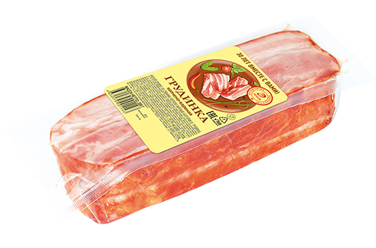 Грудинка копчено-вареная