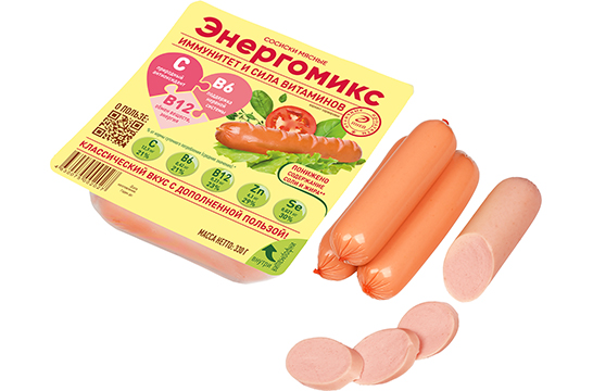 Сосиски Мясные Энергомикс